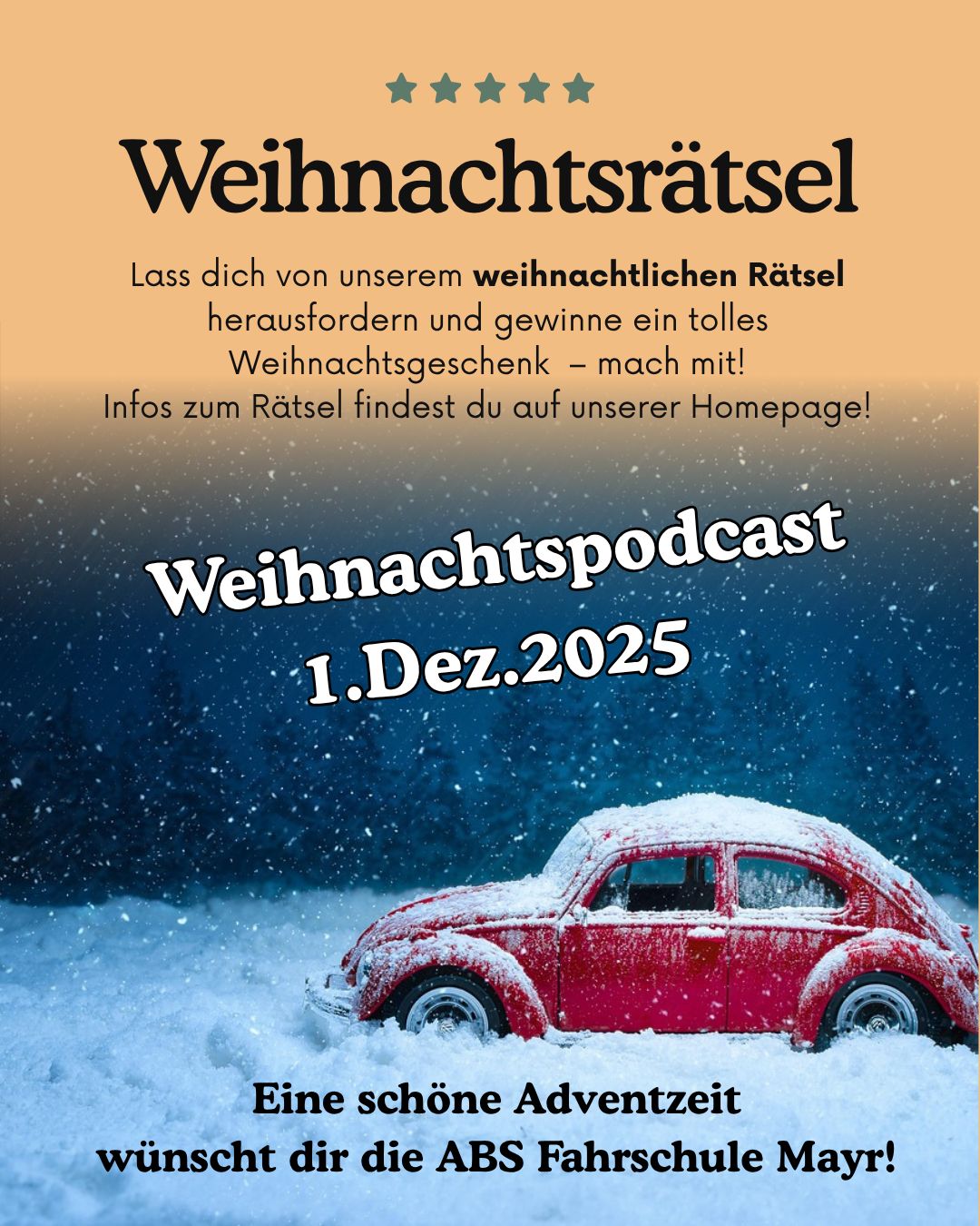 Weichnachtsgewinnspiel